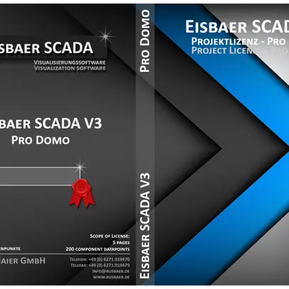 Licenza di software EisBär SCADA 3, "Pro Domo", con dongle USB 