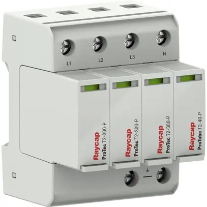 Scaricatore di sovratensione AMD ProTec T2-300-3+1, tipo 2, 3L/N 315A TN-S/TT 