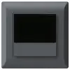 Thermostat d'ambiance ENC kallysto.line KNX s/e-link avec touches anthracite 