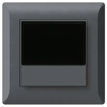 Thermostat d'ambiance ENC kallysto.line KNX s/e-link avec touches anthracite 