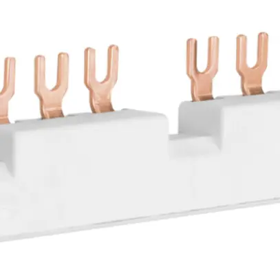 Blocco di raccordo Hager per 4 apparecchi 