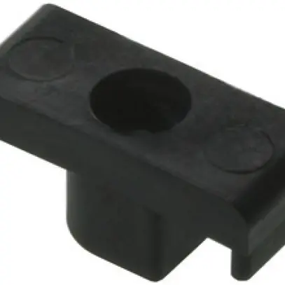 Plot d'ancrage Woertz PVC M4 pour rail à 5 conducteurs 