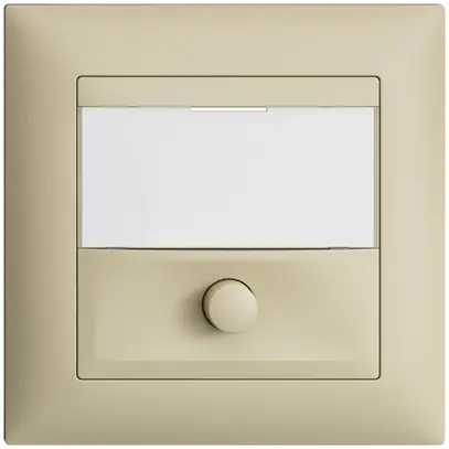 Poussoir ENC avec porte-étiquette EDIZIOdue vanille 