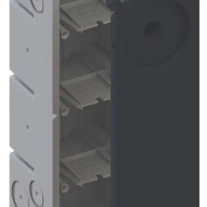 Scatola INC AGRO 4×1 650°C con coperchio di protezione, M20/25, grigio 