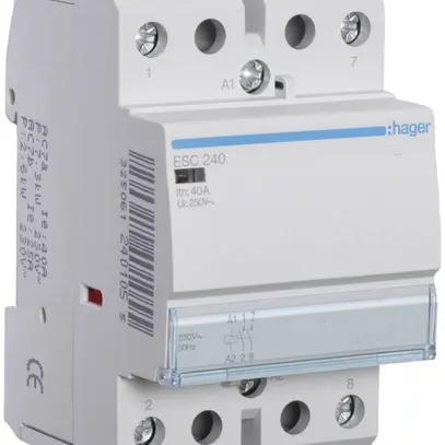 Contacteur AMD Hager 230VAC 2 fermeur 0 ouvreur 40A 3UM 