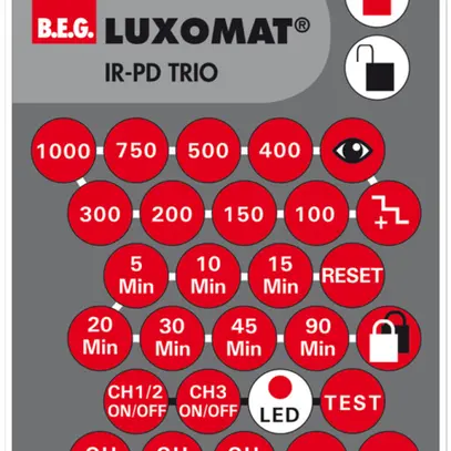 Télécommande Luxomat IR-PD Trio 