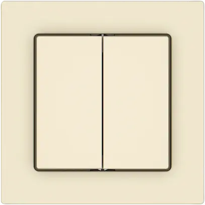 Poussoir EDIZIO.liv SNAPFIX® 2×AR/1P cr 