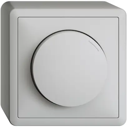 Variateur AP EDIZIOdue 20…300W coupure de phase descendante gris clair 