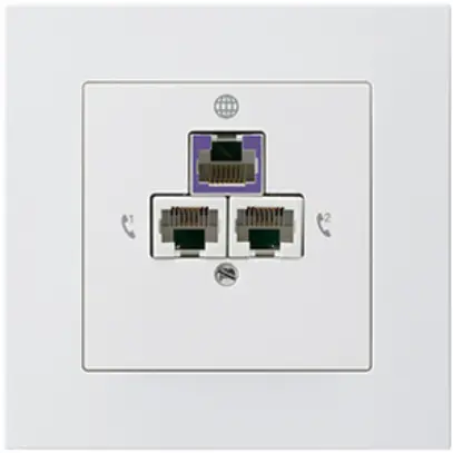 Presa di ritorno INC kallysto.pro per 2 DSL bianco 