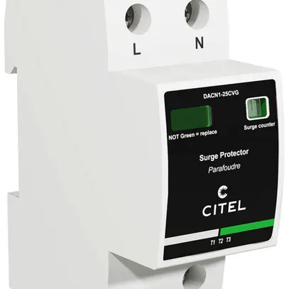 Blitzstromableiter  Citel DACN1-25CVGS/SC Typ 1+2+3, 1-polig 