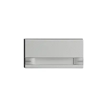 Touche 1/2 KNX/électron.a.LED+ pap.EDIZIOdue commande 2×1 silver 