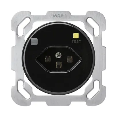 Presa INC basico B T23 FI 30mA nero 