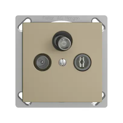 Presa antenna INS SAT/TV/R DB53 EDIZIOdue sand con raccordo SAT-F 