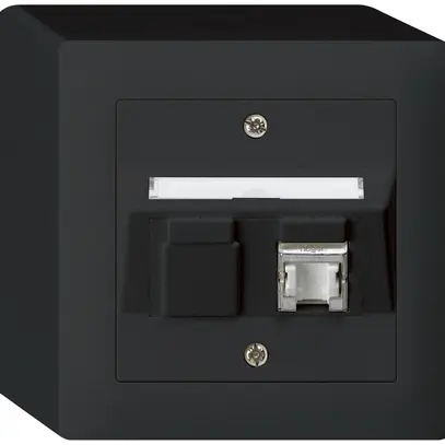 Presa AP kallysto cat.6 1RJ45/s nero 