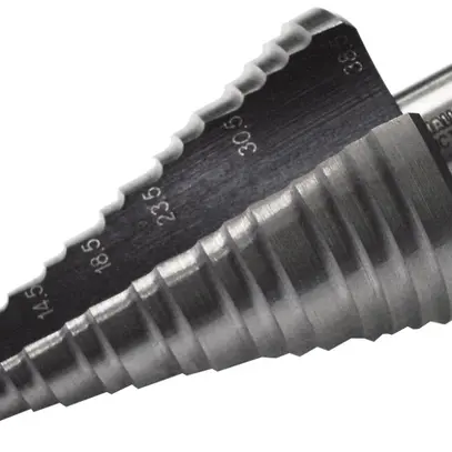 Foret à gradins Intercable, HSS, conique, M12…M40 