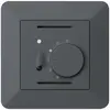 Termostato ambiente INC kallysto.trend antracite con interruttore 