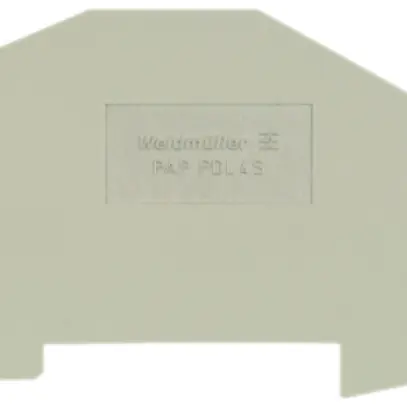 Plaque de fermeture Weidmüller PAP PDL4S 100×1.5mm beige 