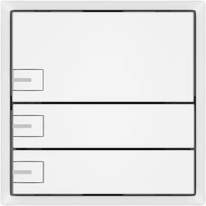 Poussoir KNX RGB EDIZIO.liv SNAPFIX® capteur temp.RGB-LED 3× comm.1T bc 