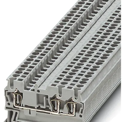 Morsetto 0.08…4mm² connessione a molla grigio 