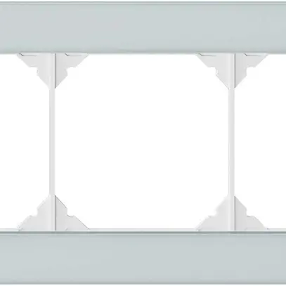 UP-Kopfzeile EDIZIO.liv prestige SNAPFIX® 1×3 94×214mm spiegel satin 