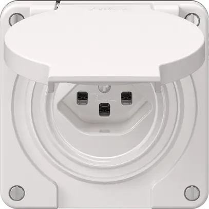 Prise NEVO N.CO, 1×T23, IP21, blanc 