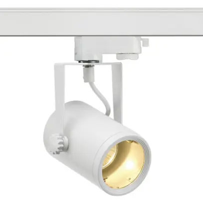 Projecteur SLV EURO SPOT, GU10 25W avec adaptateur 3-phases IP20 blanc 