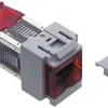 Anschlussmodul Kat.6a 1RJ45/u mit Snap In 
