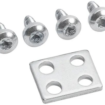 Placca perforata Hager weber.mes C per giunzione d'armaddi 