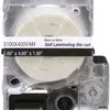 Cassette d'étiquettes Panduit MP, auto-laminant, 25.4×101.6mm clair/blanc 