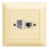 Prise ENC xDSL RJ45/TT83 vanille, ITplus EDIZIOdue, avec filtre 