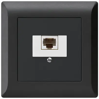 Prise de raccordement INC kallysto.line 1×RJ45u noir 