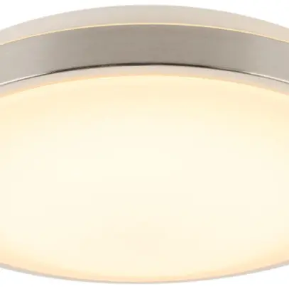 Plafonnier LED SLV MARONA, 12W 1200lm 3000K acier brossé 
