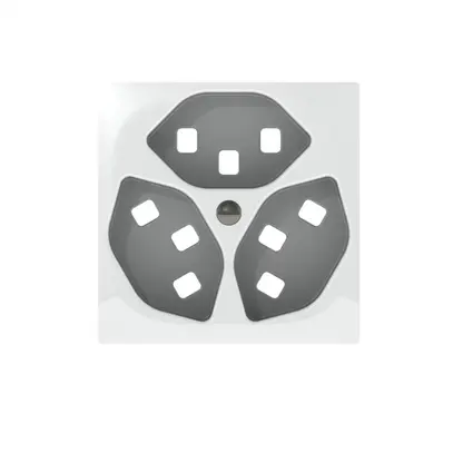 Placca frontale SIDUS bcb per 3×T23 