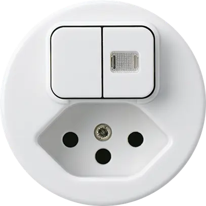 Insert pour combinaison lumineuse 2×A-R/1L+type 13 blanc basico 1 lentille 