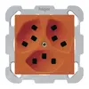Presa INC Hager kallysto 3×T23 B arancione 