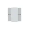 Kit frontale Hager kallysto 4×KNX systemlink/easylink grigio chiaro 
