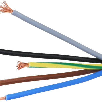 Câble Td 5×2.5mm² 3LNPE noir Eca Rouleau à 100m