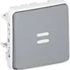 Interruttore a bilico lum. PLEXO 3/1L C grigio 