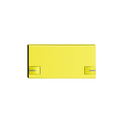 Taste 1/2 KNX/UNI-Taster mit LED EDIZIOdue 2×Einfachbedienung lemon 