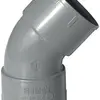 Coude PVC Ø50mm 45° femelle/mâle 