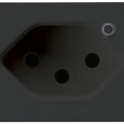 Presa FLF Hager 1×tipo 13 illuminati D nero 