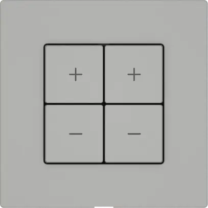 Stazione sec.variatore EDIZIO.liv Wiser SNAPFIX® 2 canali 4 tasti grc 