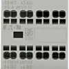 Contact auxiliaire Eaton, 2P, Ith=16A, 2F, fixation frontale, bornes Push-in 