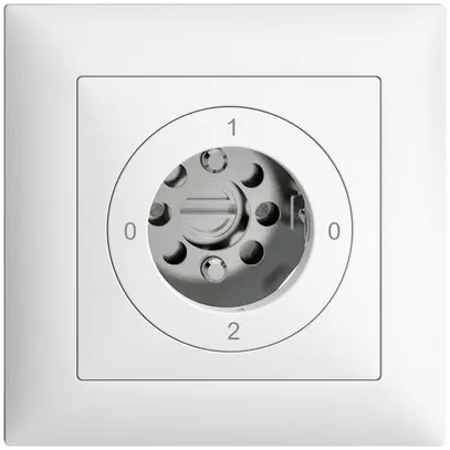 Interruttore rot. INC EDIZIOdue 2/1P bianco, per serrat. senza cilind 