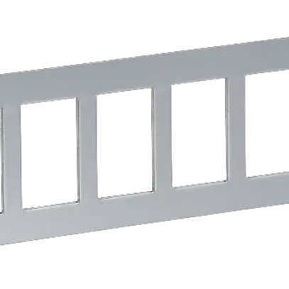 Plaque frontale FLF 19" Minkels 2UH 10×FLF, alu 