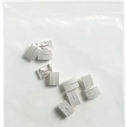 Module latéral 10pcs EDIZIOdue silver, avec LED 