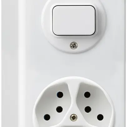 Combinazione AP I-I 3/1L+3×tipo 13 bianco basico 