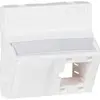 Supporto inserto ATO Freenet 2×RJ45 bianco 