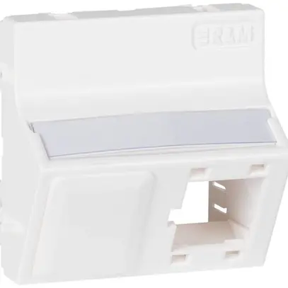 Supporto inserto ATO Freenet 2×RJ45 bianco 