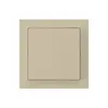 Kit frontal kallysto 60×60 beige pour interrupteur/contact poussoir 